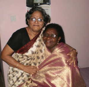 My mother-in-law and mom. Worlds can come together.
